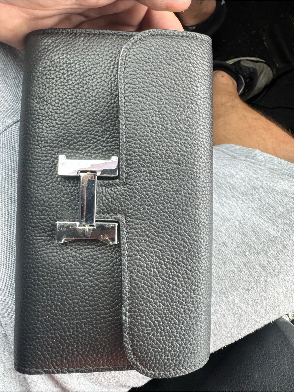 Hermes Leather Constance Wallet